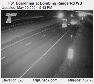 Traffic Cam I-84 Boardman at Bombing Range Rd